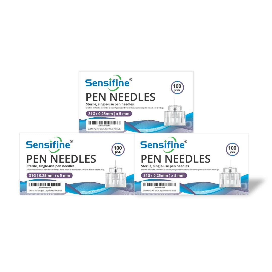 Buy Sensifine Plus Pen Needles online – Bundle (3 packs): 31G 5mm (100 count)