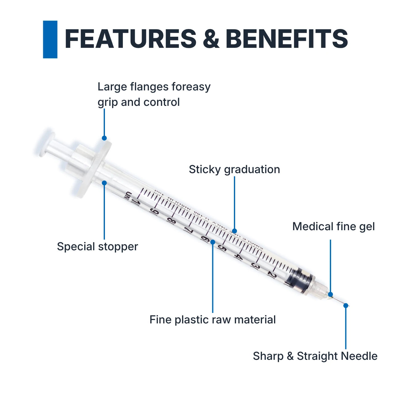 Features and Benefits of Sensifine Insulin Syringes