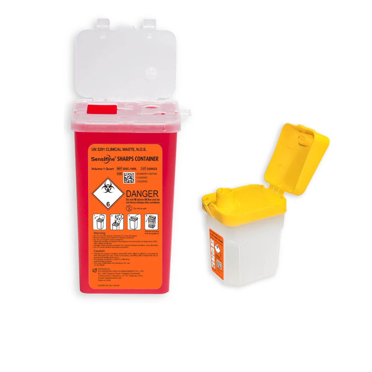 Discover Sensifine’s FDA- and CE-compliant sharps disposal containers for the safe and proper storage of used sharps.